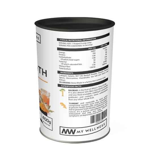 Super Nature's Bone Broth Powder. Smokey Beef (400g)