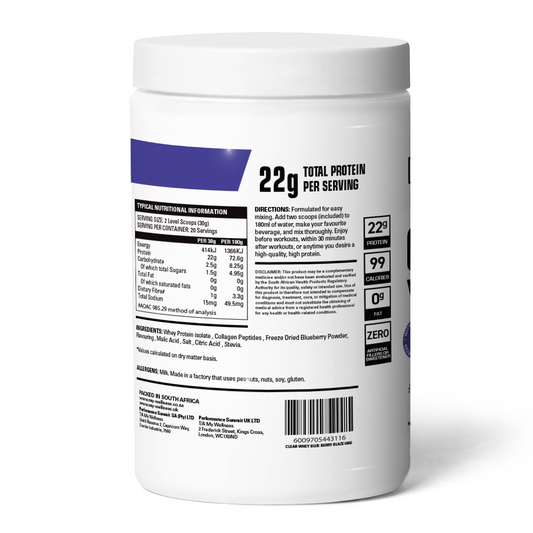 Clear Whey ISO. Blueberry Blaze. (600g)