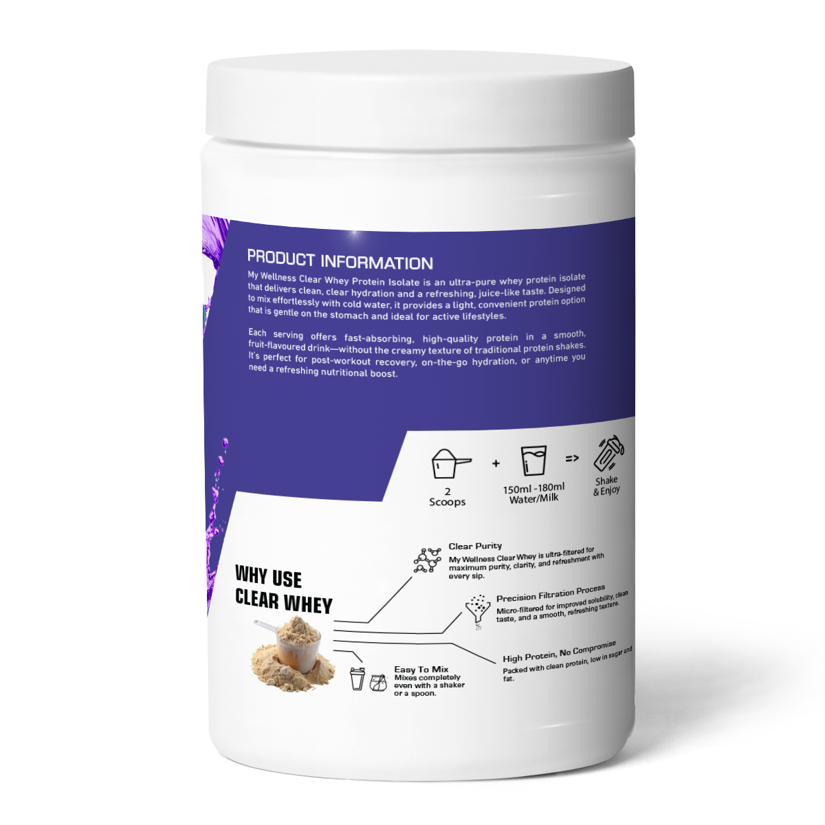 Clear Whey ISO. Blueberry Blaze. (600g)