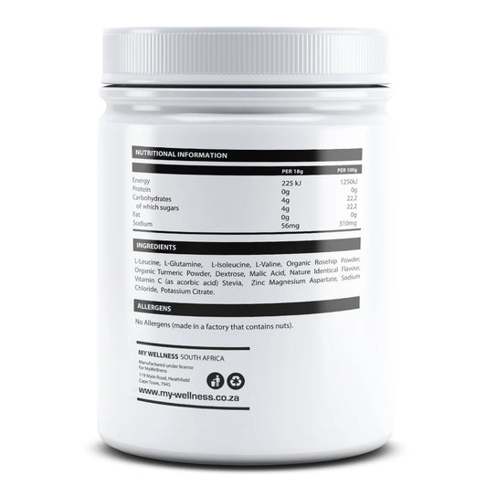 Game Changer Recovery, Blood Orange. BCAA's & Glutamine (500g)