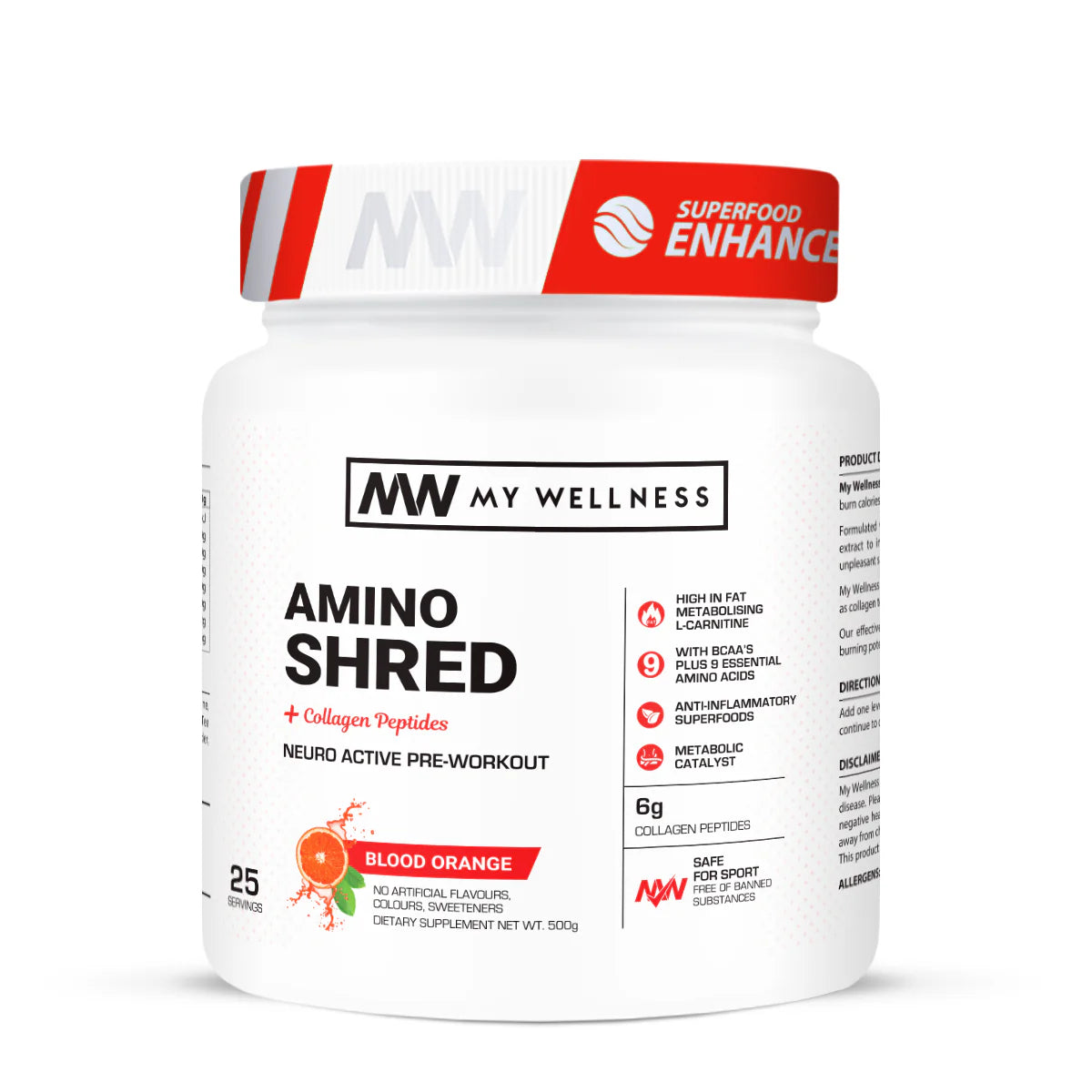 Amino Shred, Blood Orange