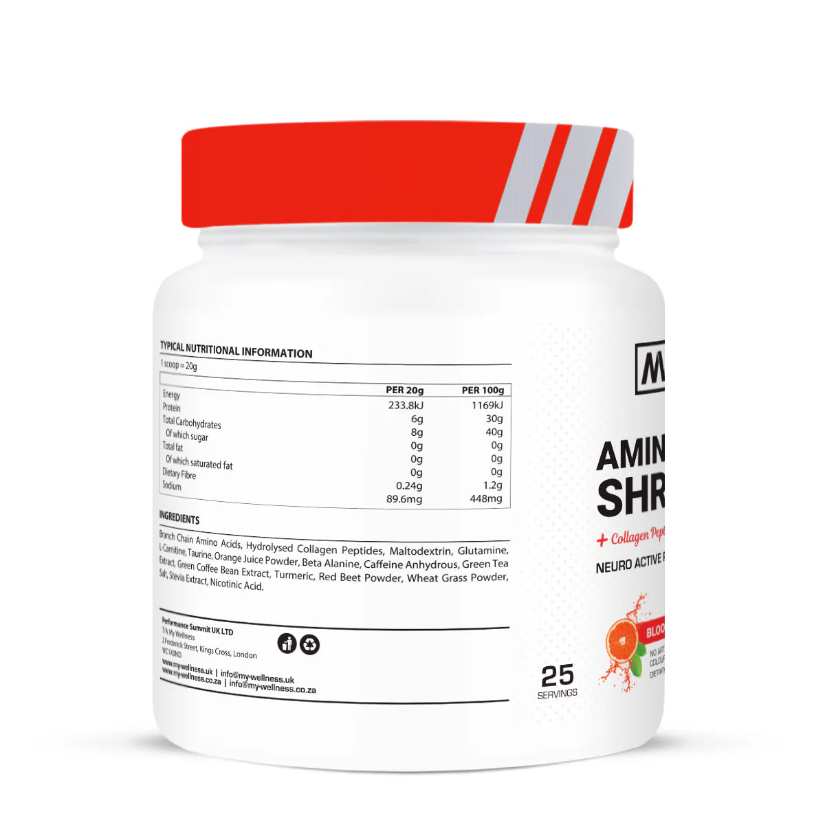 Amino Shred, Blood Orange