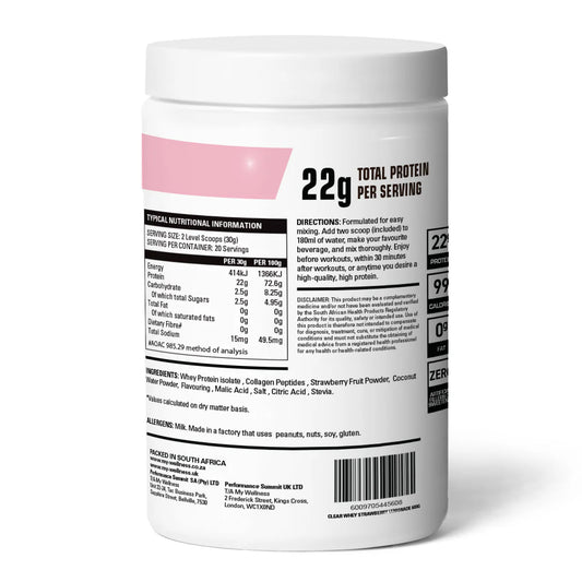 Clear Whey ISO, PROTEIN WATER, Strawberry Lemonade (600g)