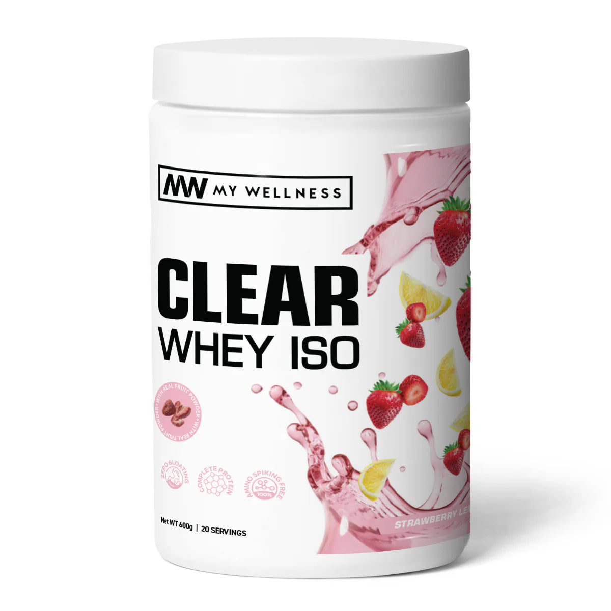 Clear Whey ISO, PROTEIN WATER, Strawberry Lemonade (600g)