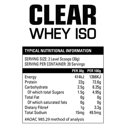 Clear Whey ISO, PROTEIN WATER, Strawberry Lemonade (600g)