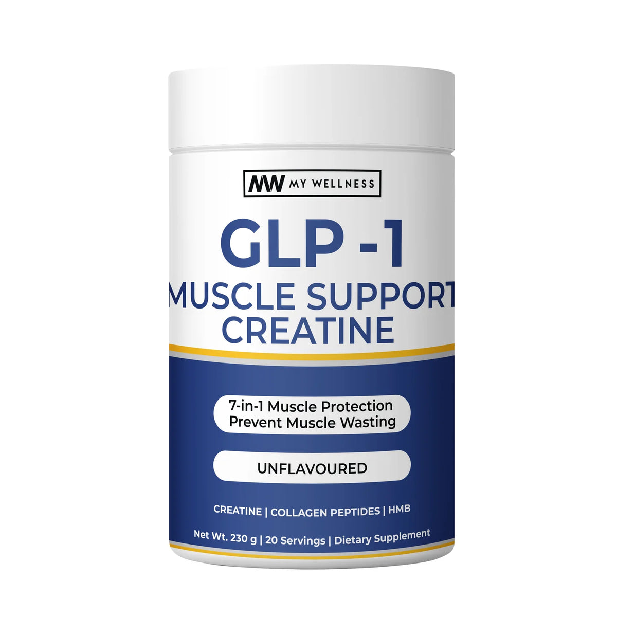 GLP-1 Muscle Support Creatine, Unflavored (230g)