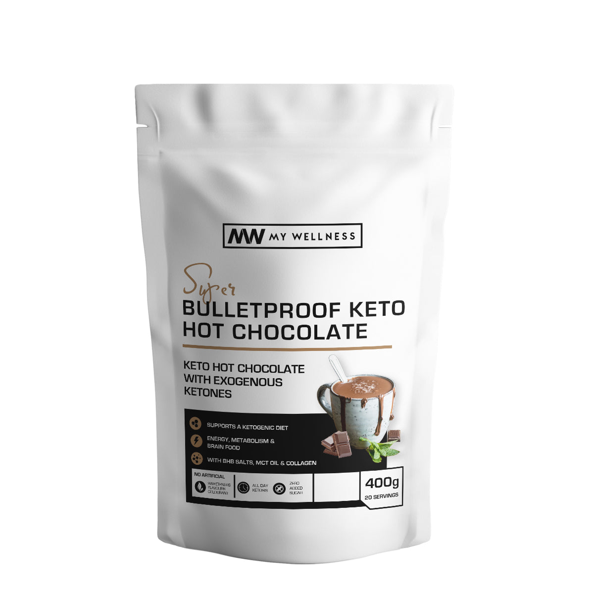 Super Bullet Proof Keto Hot Chocolate (400g)