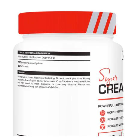 Super Crea-taurine, Unflavored (500g)