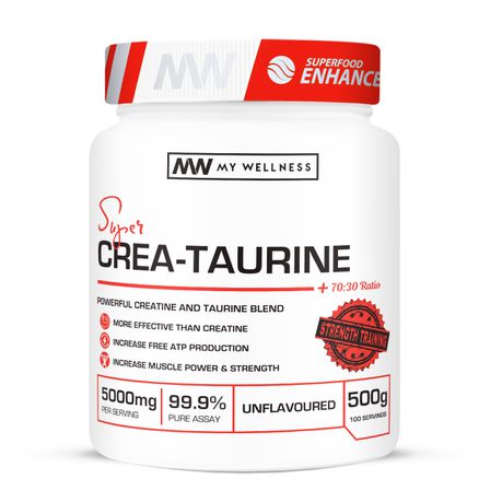 Super Crea-taurine, Unflavored (500g)