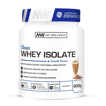 Clean Whey Isolate, (with colostrum), Chocolate (800g)